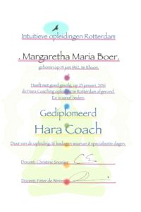 Diploma Hara Coach